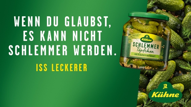 Kühne präsentiert neuen Markenauftritt und setzt erstmals auf OOH-Werbung - Quelle: Carl Kühne